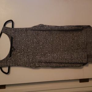 Mossimo ribbed side slit long tank